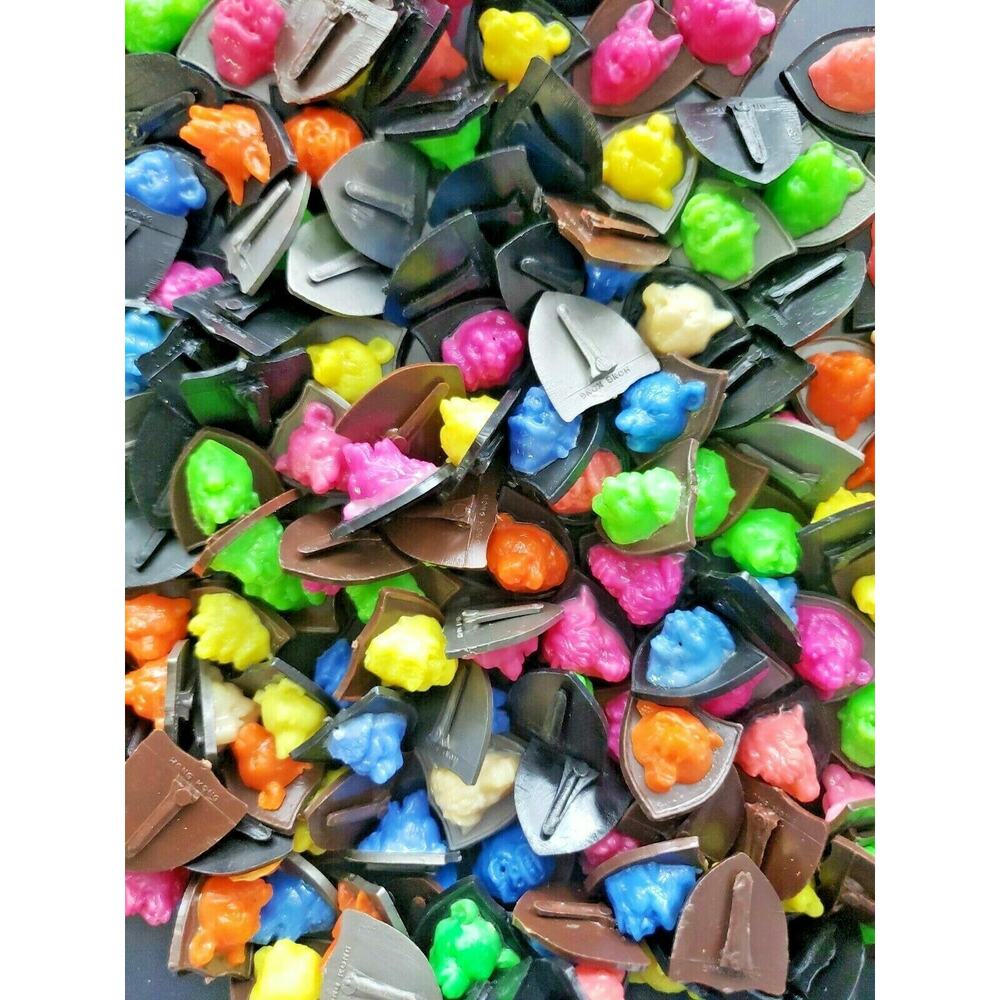 Set‎ of 6 Big Game Hunter Mounted Animal Heads Toy Vending Prize 1960s NOS DC1